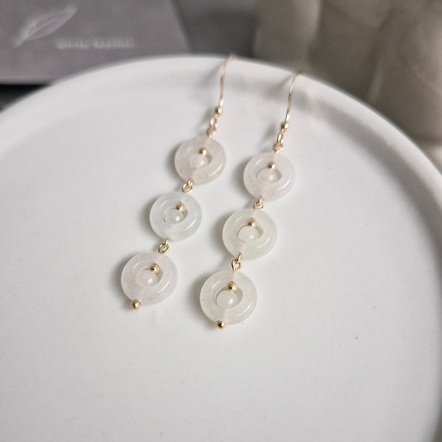 Jorian Jade Earrings | 14k Gold-filled