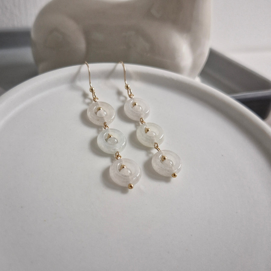 Jorian Jade Earrings | 14k Gold-filled