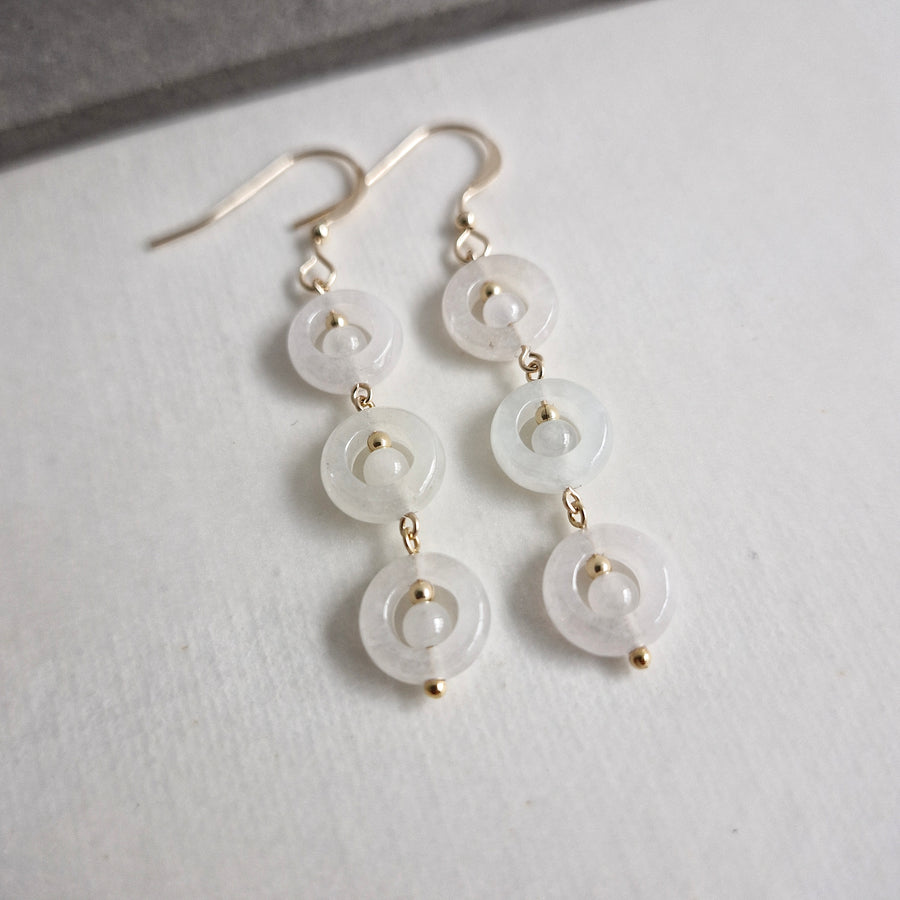 Jorian Jade Earrings | 14k Gold-filled