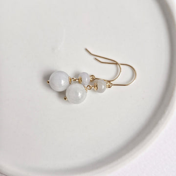 Jade Earrings / 14k Gold-filled