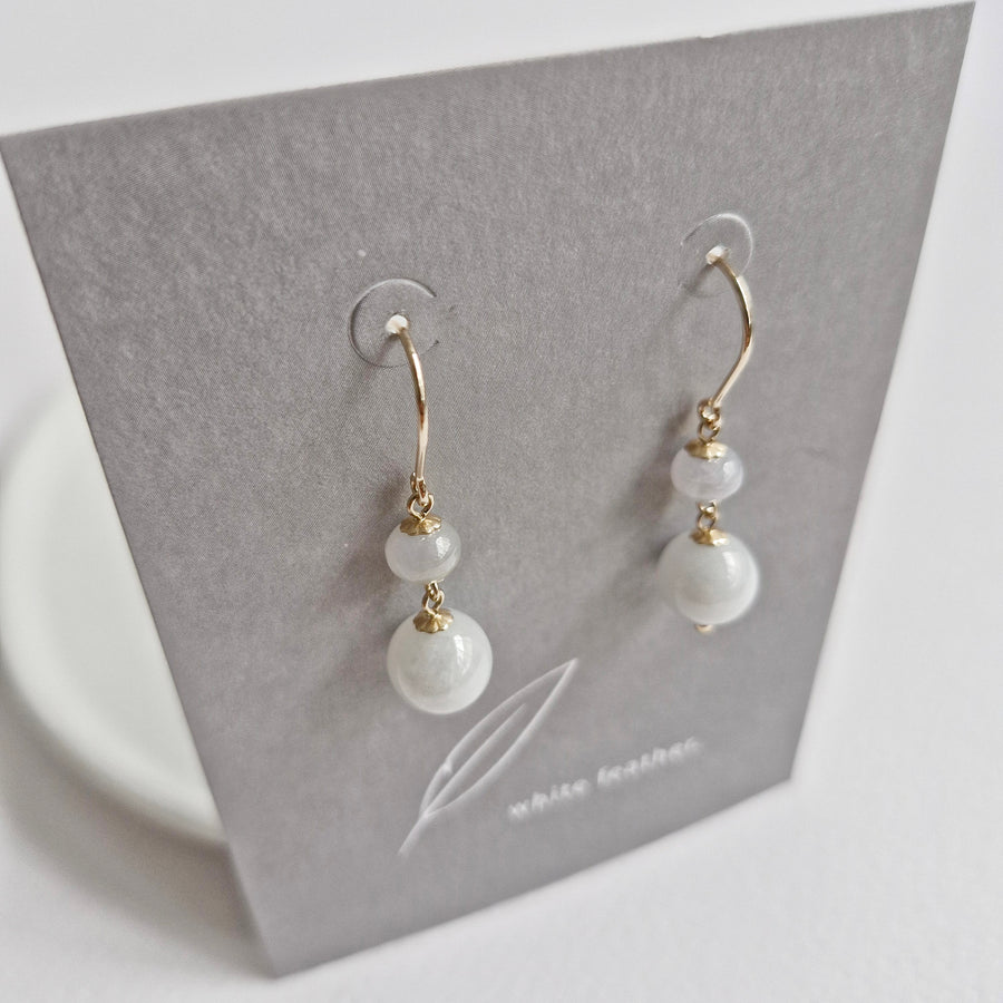 Jade Earrings / 14k Gold-filled
