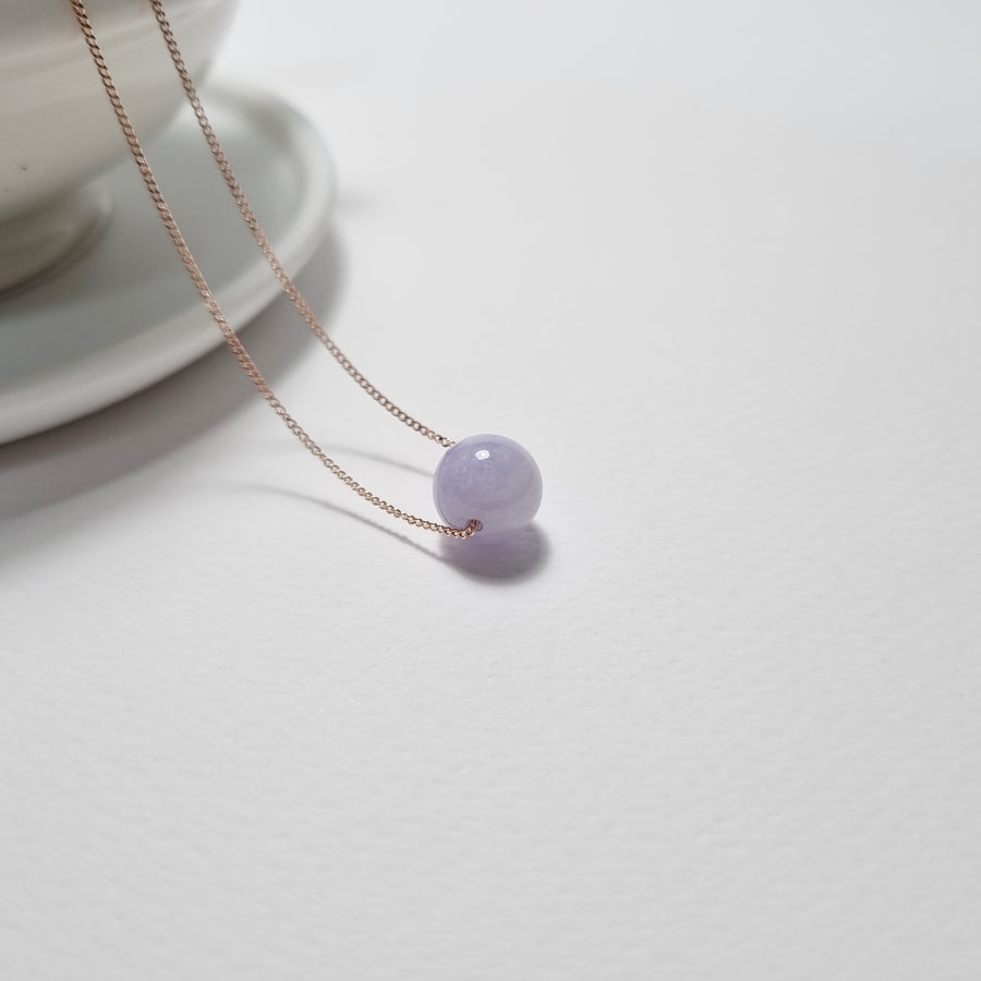 Katrice Necklace / Lavender Jade