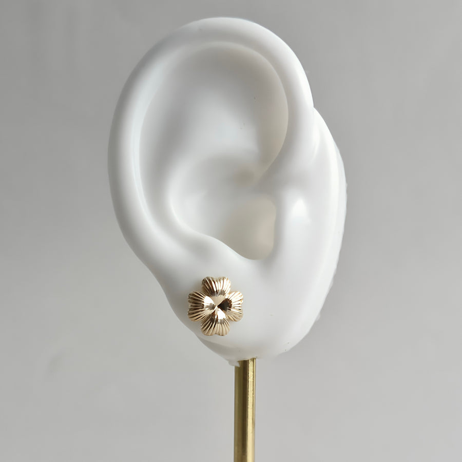 LUVA Demi-fine Clover Stud Earrings