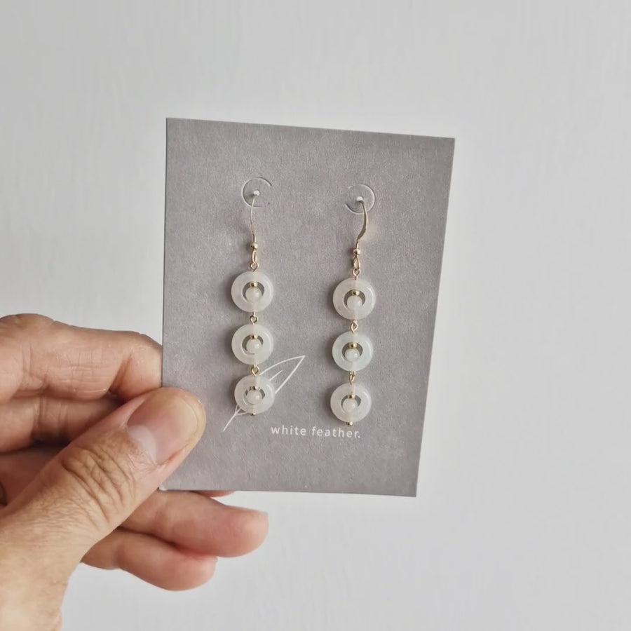 Jorian Jade Earrings | 14k Gold-filled