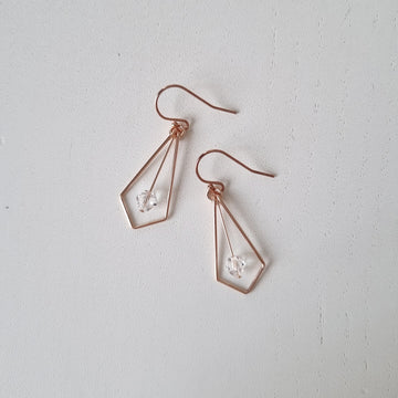 Diamond Earrings / Austrian Crystal