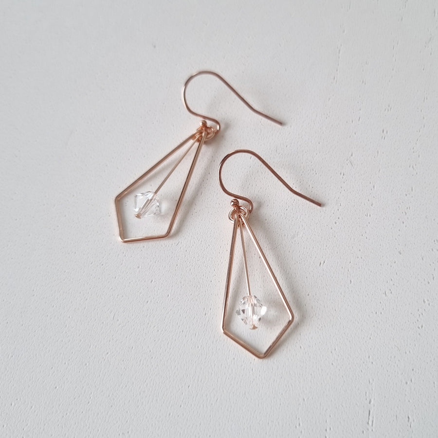 Diamond Earrings / Austrian Crystal