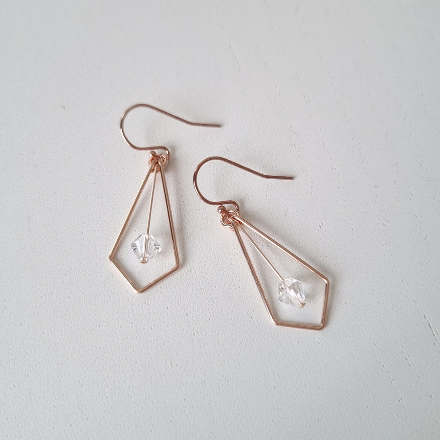 Diamond Earrings / Austrian Crystal