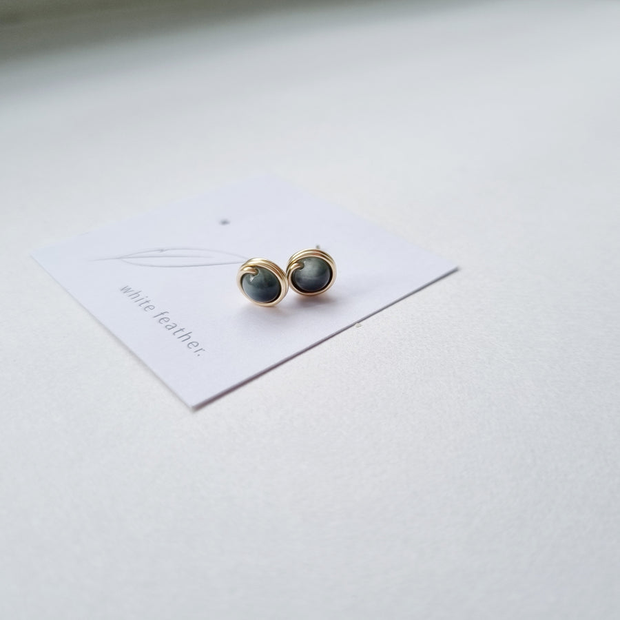 Eagle Eye Earstuds (Medium) / 14k Gold-filled