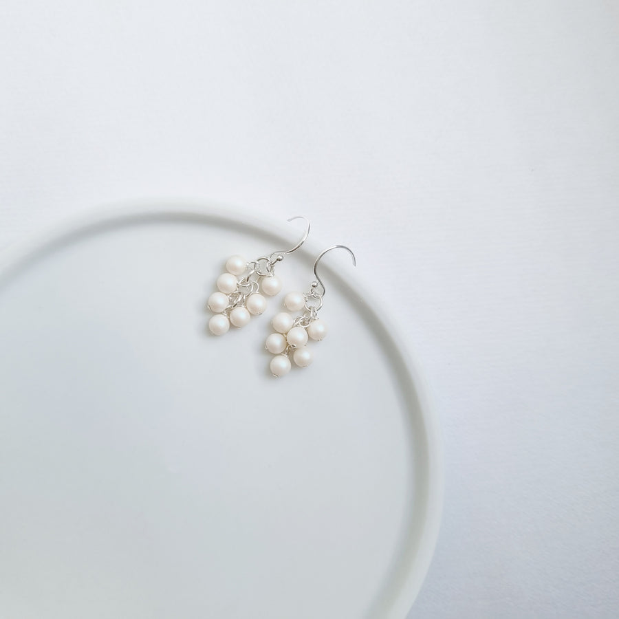 Brooke Earrings / Austrian Pearls