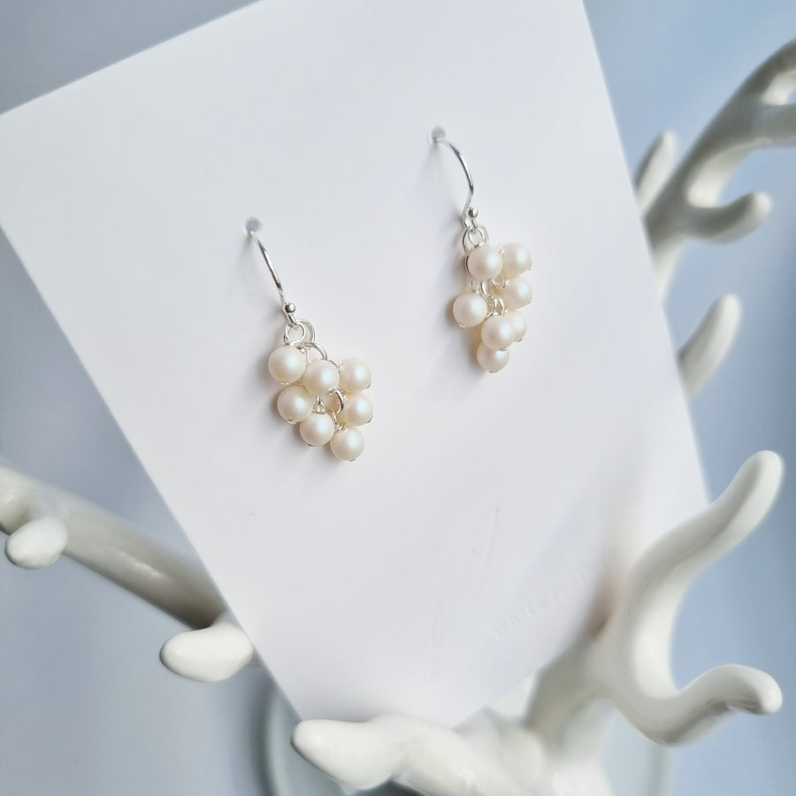 Brooke Earrings / Austrian Pearls