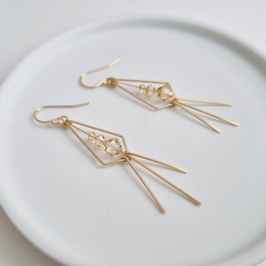 Cyra Earrings / Austrian Crystal