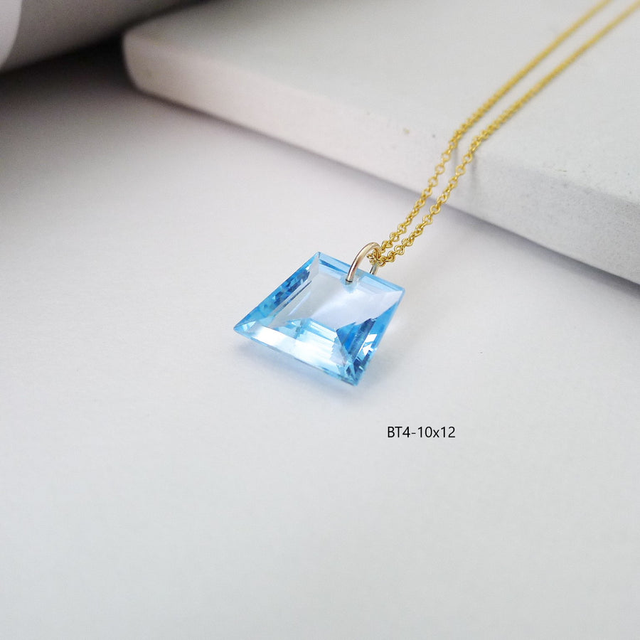 Blue Topaz Necklace / Gemstone