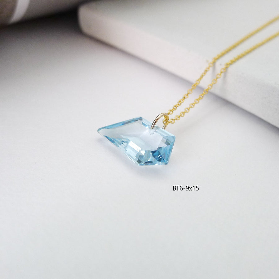 Blue Topaz Necklace / Gemstone