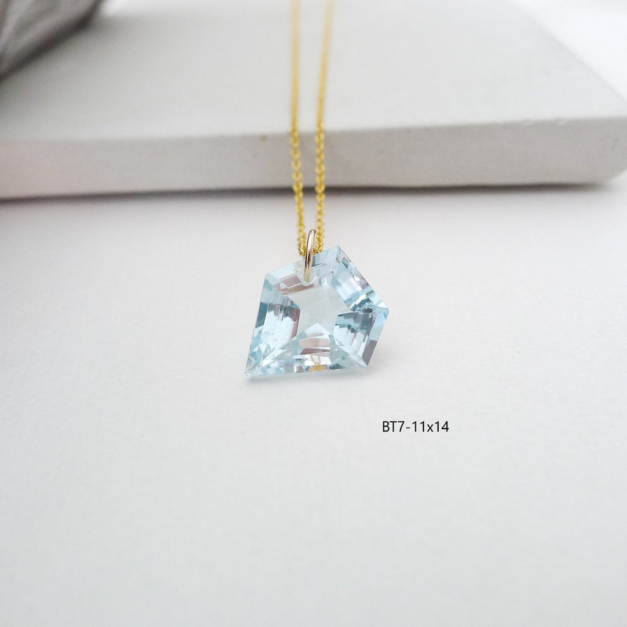 Blue Topaz Necklace / Gemstone