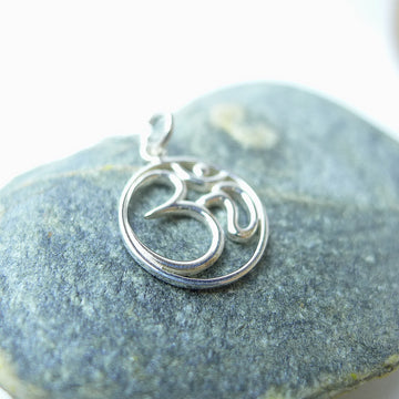 Open Ohm Necklace/925Silver/bronze