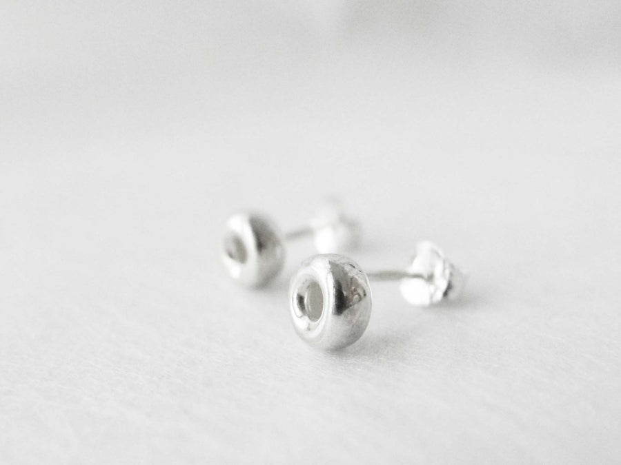 Roundel studs | 925silver studs | Simple Studs | Post earrings
