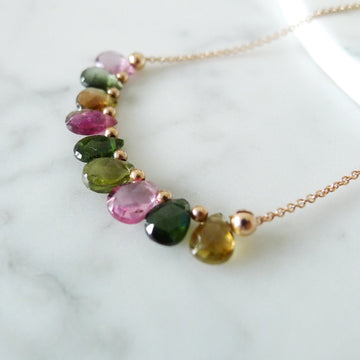 Monique Necklace / Watermelon Tourmaline