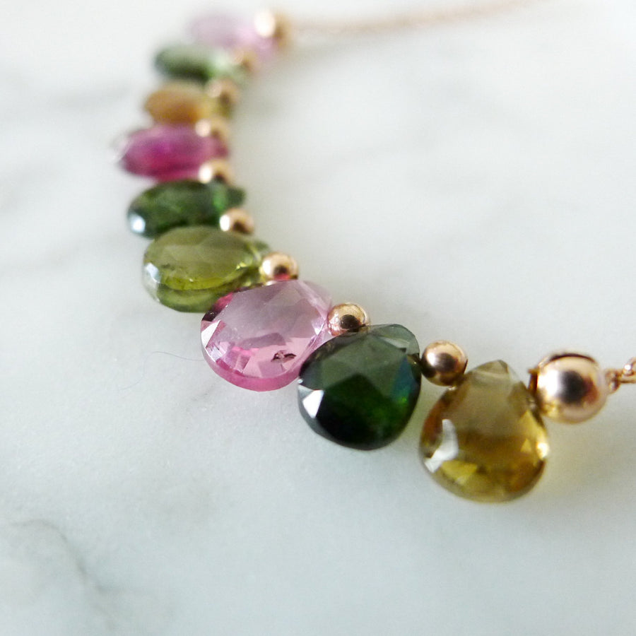 Monique Necklace / Watermelon Tourmaline