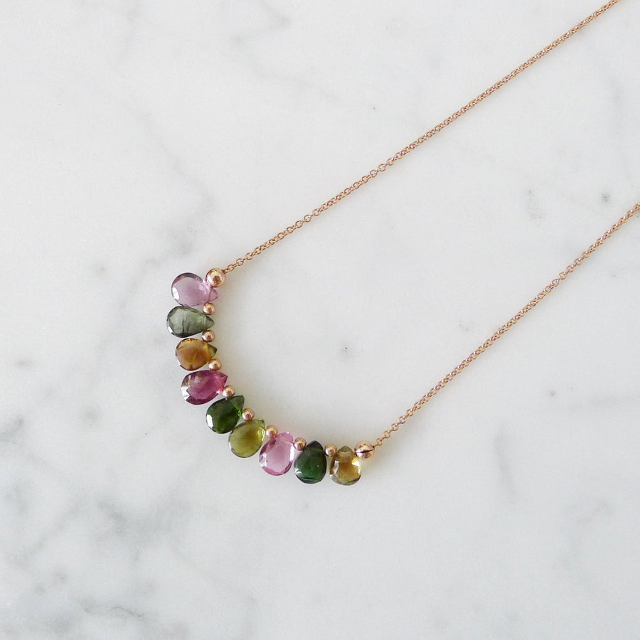 Monique Necklace / Watermelon Tourmaline