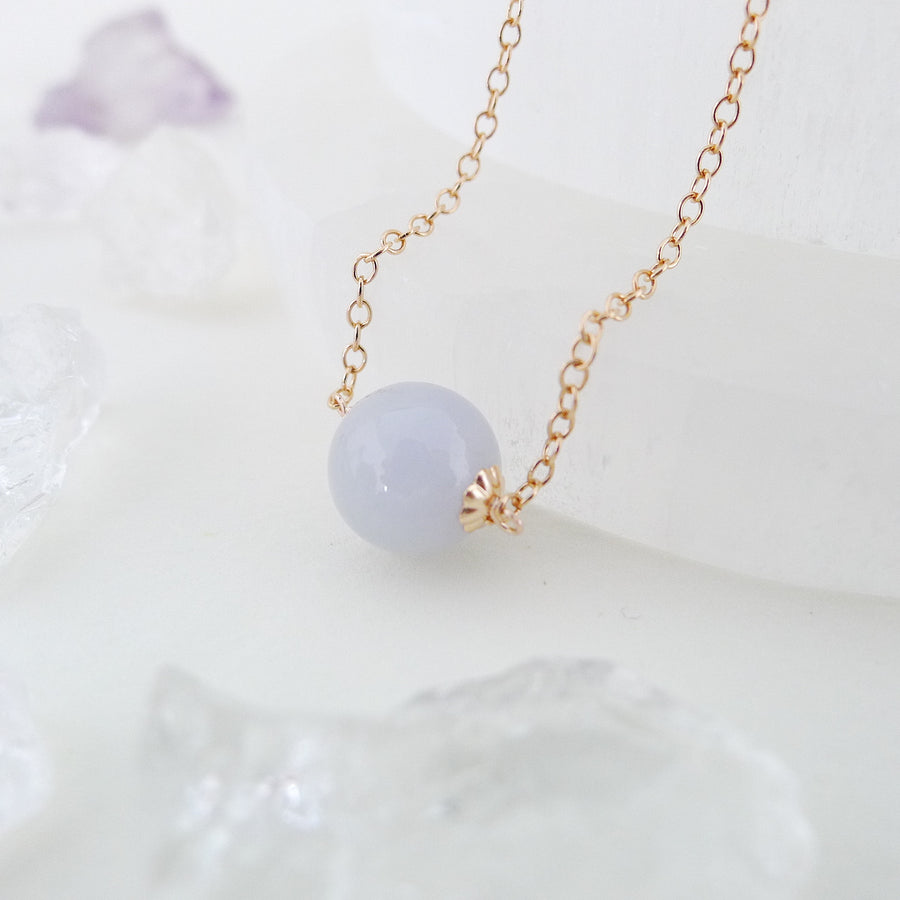 Katrice Necklace / Premium Lavender Jade