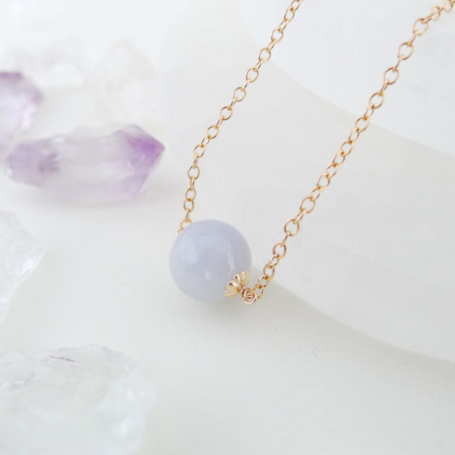 Katrice Necklace / Premium Lavender Jade