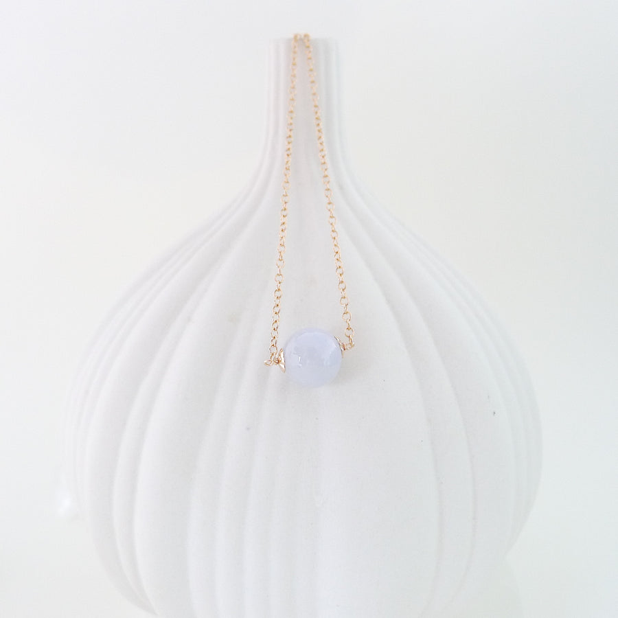 Katrice Necklace / Premium Lavender Jade