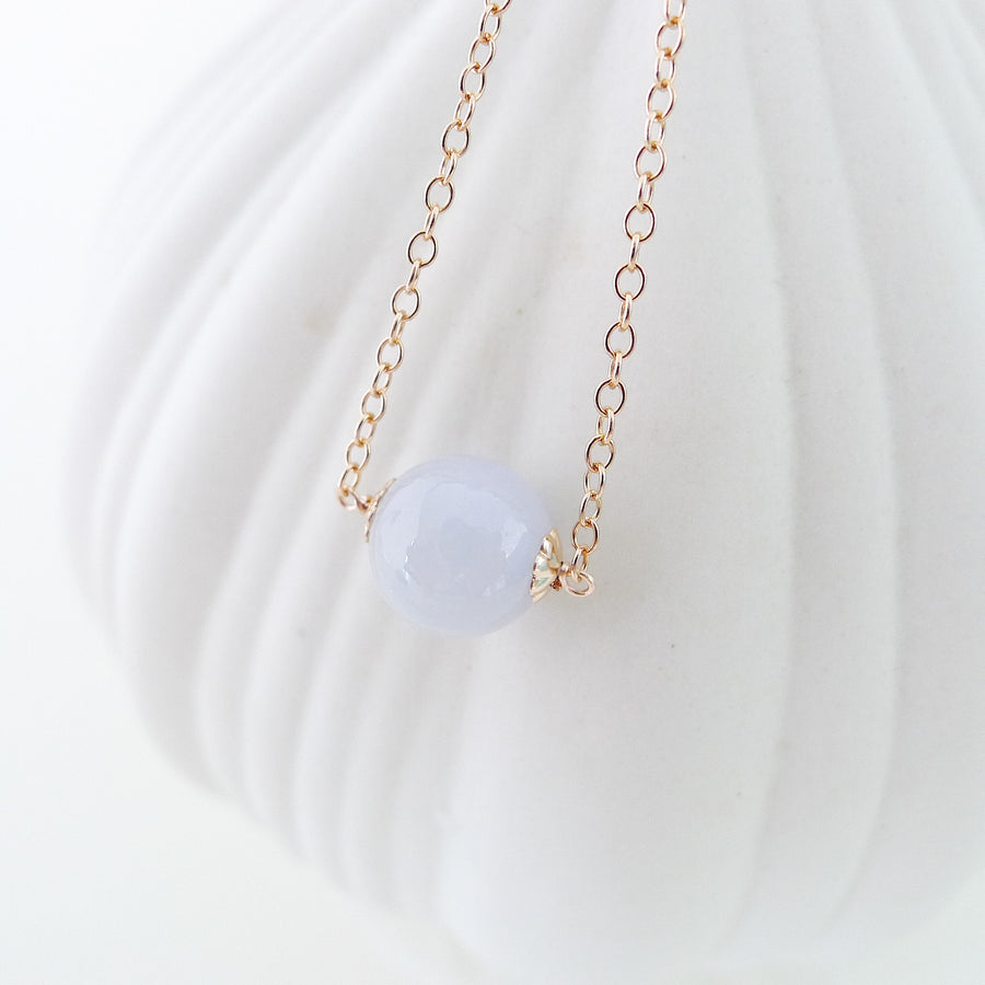 Katrice Necklace / Premium Lavender Jade