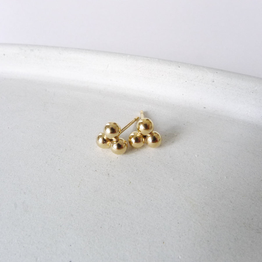 Trio Earstuds / 925 Silver | 14k Gold-filled