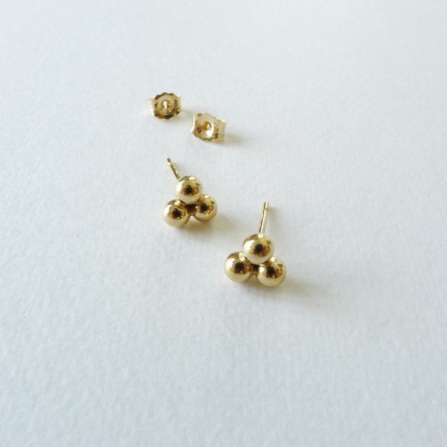 Trio Earstuds / 925 Silver | 14k Gold-filled