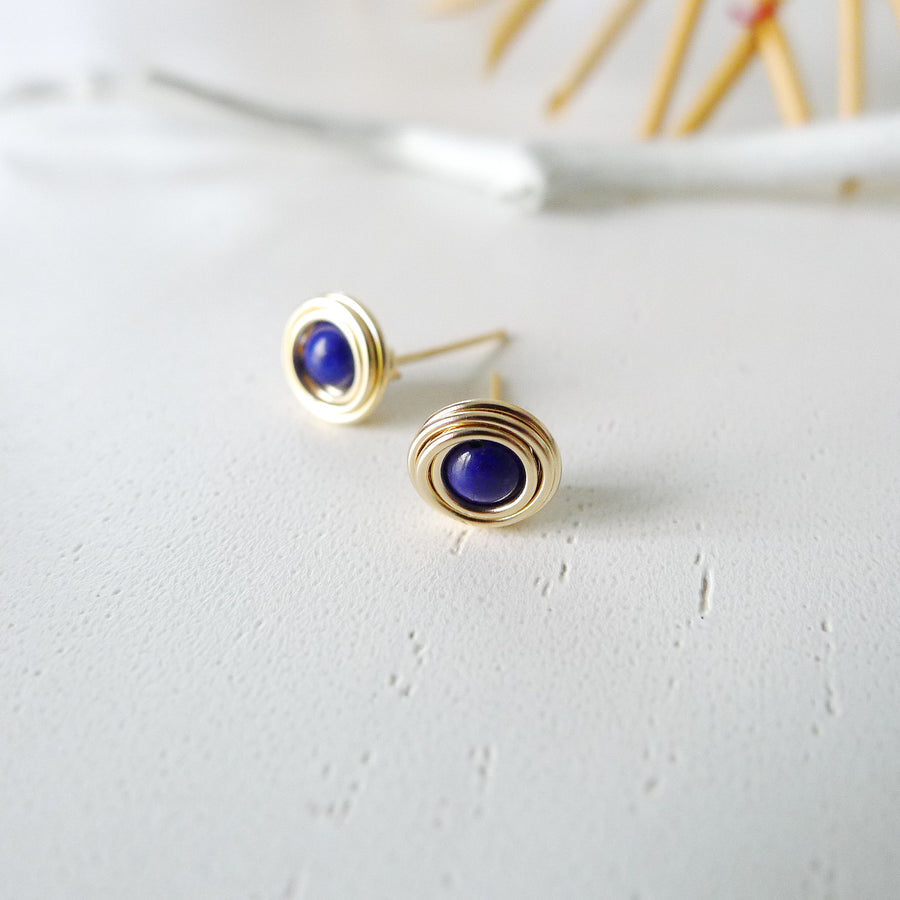 Branka Earstuds / Lapis Lazuli