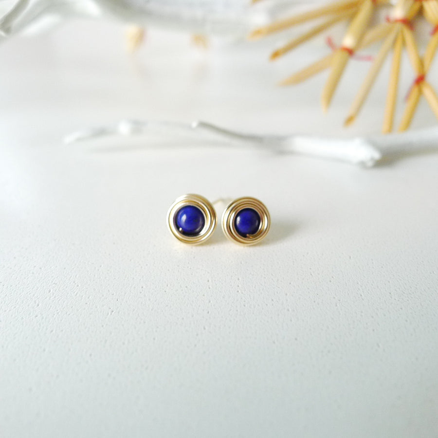 Branka Earstuds / Lapis Lazuli