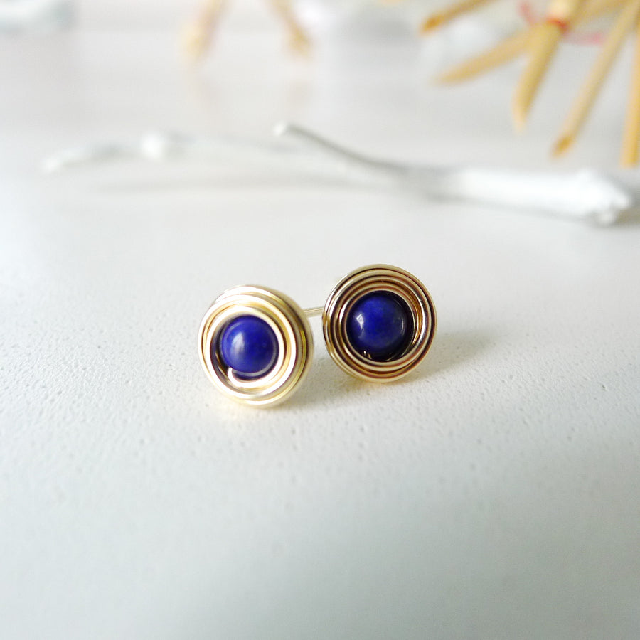 Branka Earstuds / Lapis Lazuli