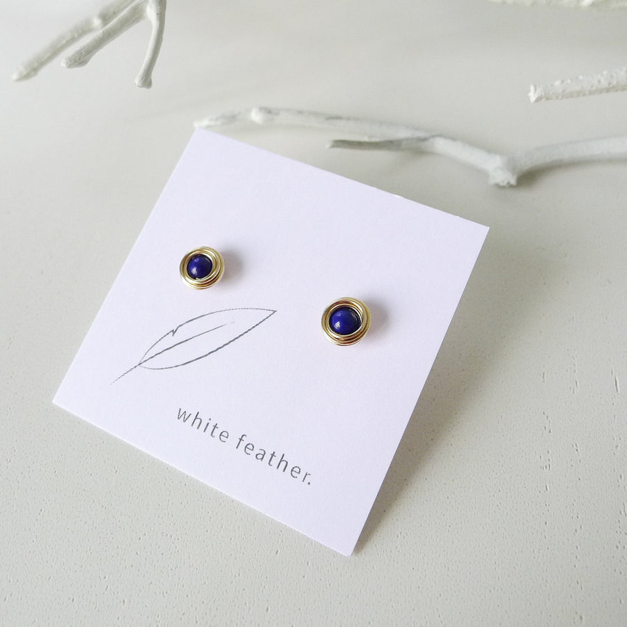 Branka Earstuds / Lapis Lazuli