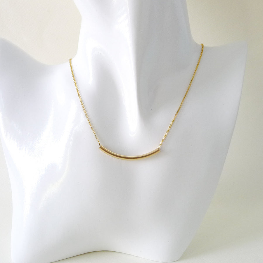 Nate Necklace  / Bar Necklace | 14k Gold-filled