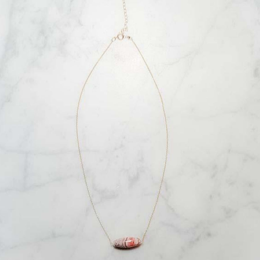 Rhodochrosite Necklace / Gemstone