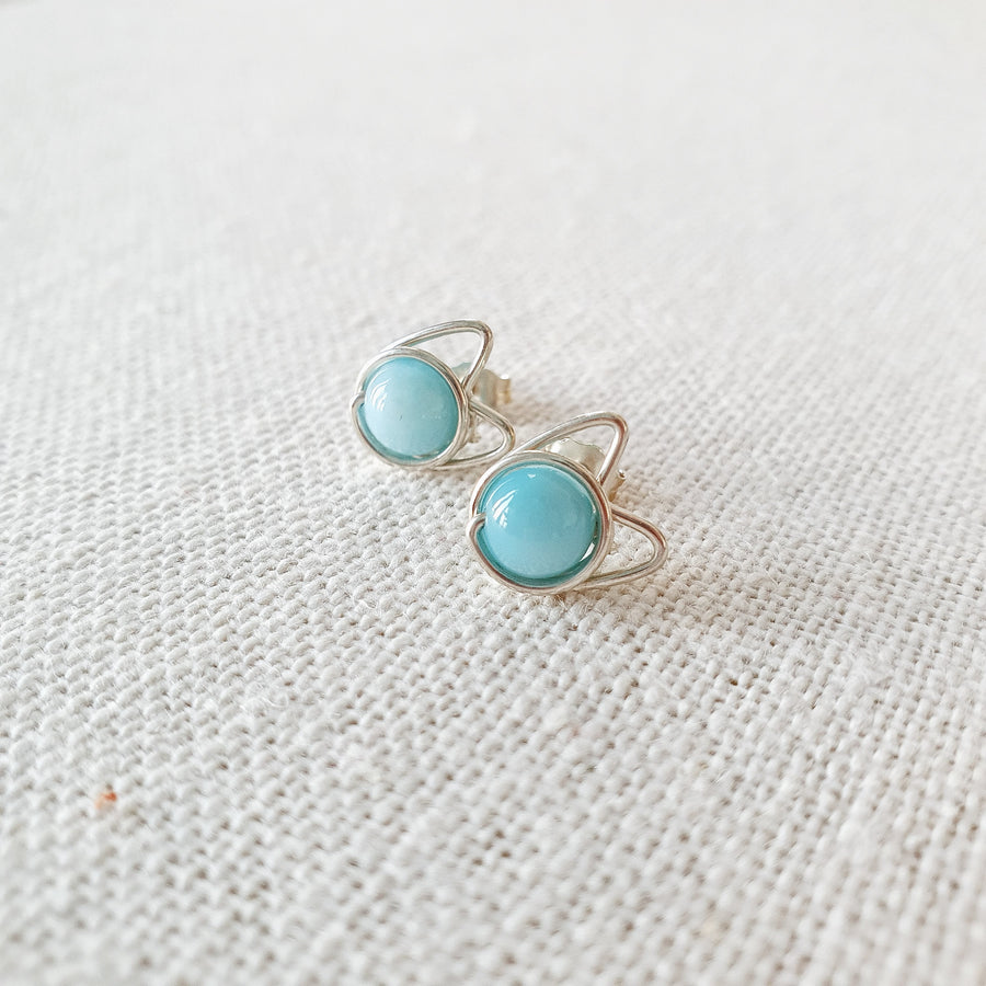 Meowstuds (Medium) / Larimar